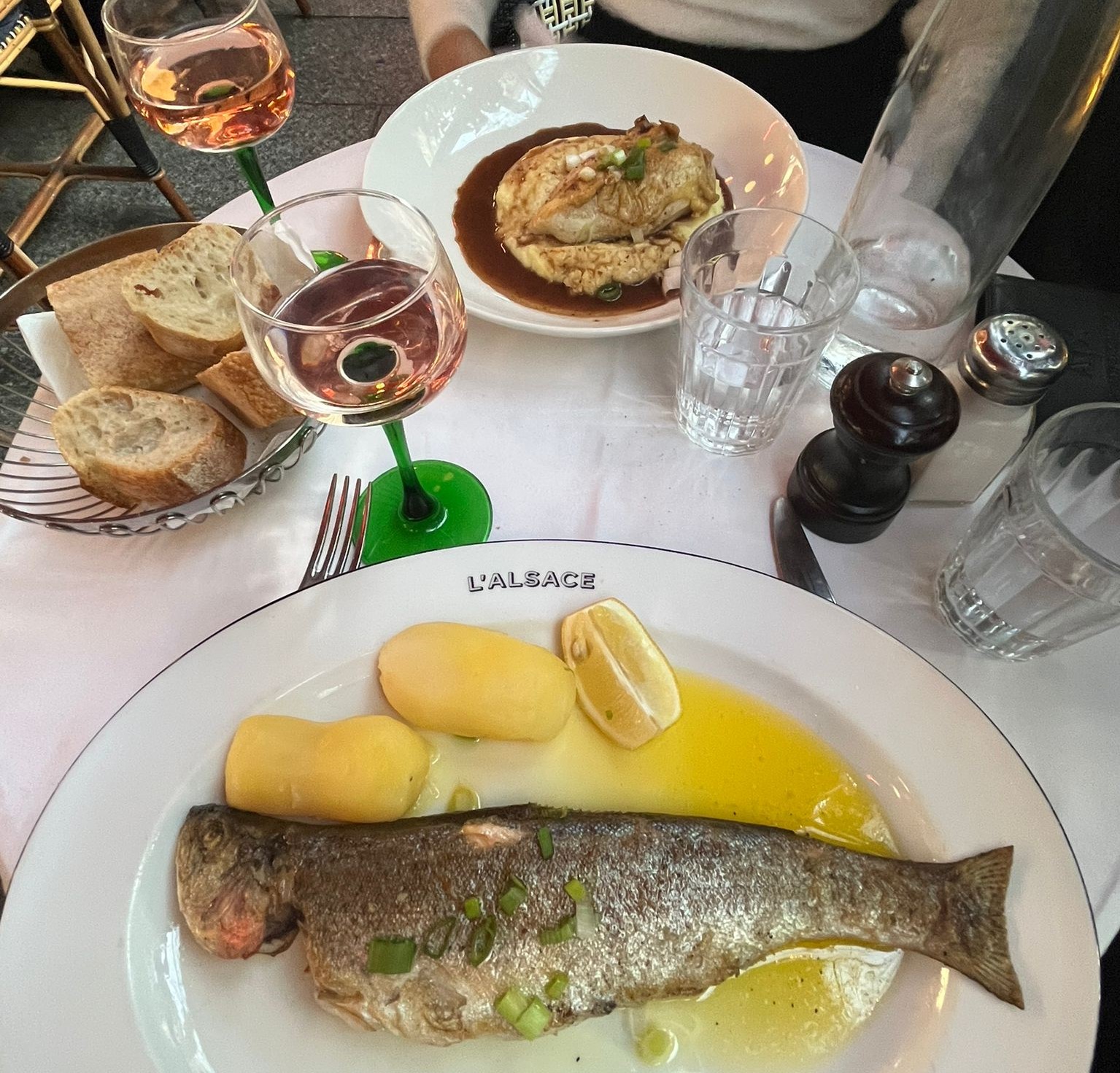 Almoço no Restaurante L'Alsace
